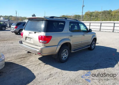 2006 Toyota Sequoia Limited V8 из США, поврежденный, VIN 5TDBT48A76S268120